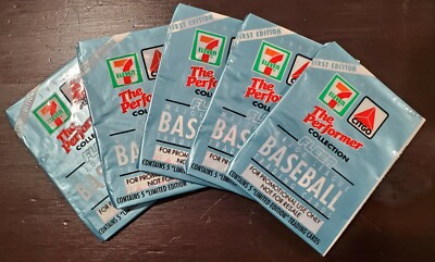 1992 Fleer (The Performer Col.) 7-11/CITGO (RARE 1st Edition) *5 PACK PROMO LOT*