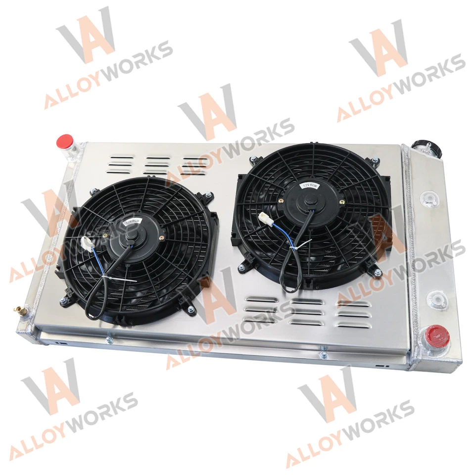 3Row Radiator+Shroud Fan Fit Pontiac Firebird Trans Am Esprit Formula 1970-1981 - Изображение 4 из 4