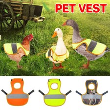 Reflective Pet Safety Vest High Visibility for Ducks Geese & Chickens Waterproof