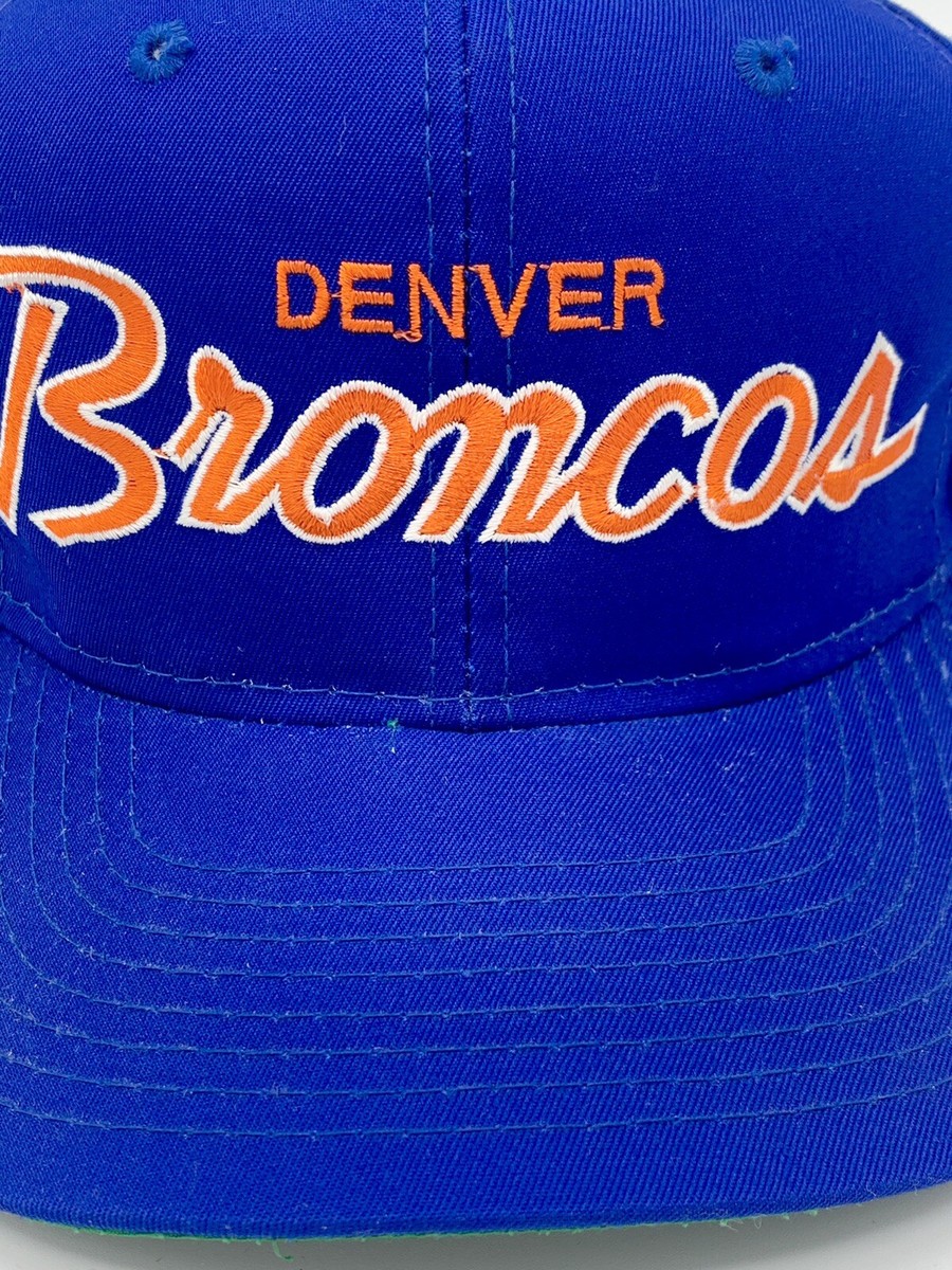 Sports Specialties Denver Broncos Script NFL Snapback Hat Cap 90s