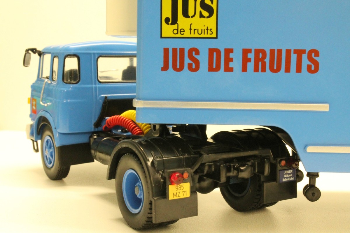 1/43 BERLIET GBC 8M Gazelle Ixo Semi Remorque camion Truck trailer lkw