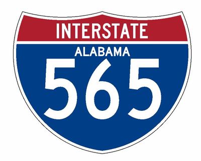 Interstate 565 Sticker R2051 Alabama Highway Sign Road Sign | eBay