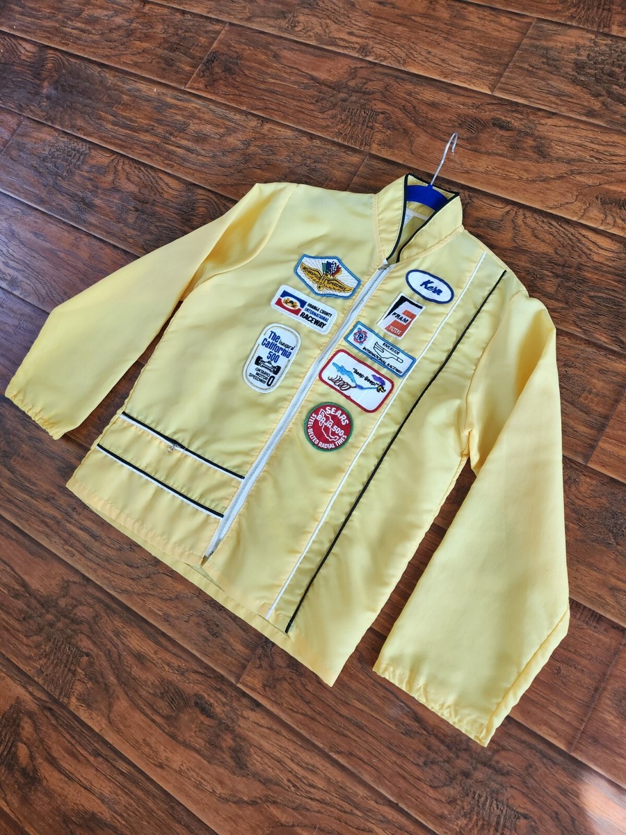 RARE 🔥 Vintage 1950s RACING JACKET Inaugural CALIFORNIA 500 INDY
