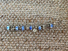 Blue/ White Troll Style I Love Holland Bracelet 