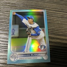2022 Topps Chrome NPB Aqua Refractor #206 Toshihiro Sugiura 194/199 Fighters