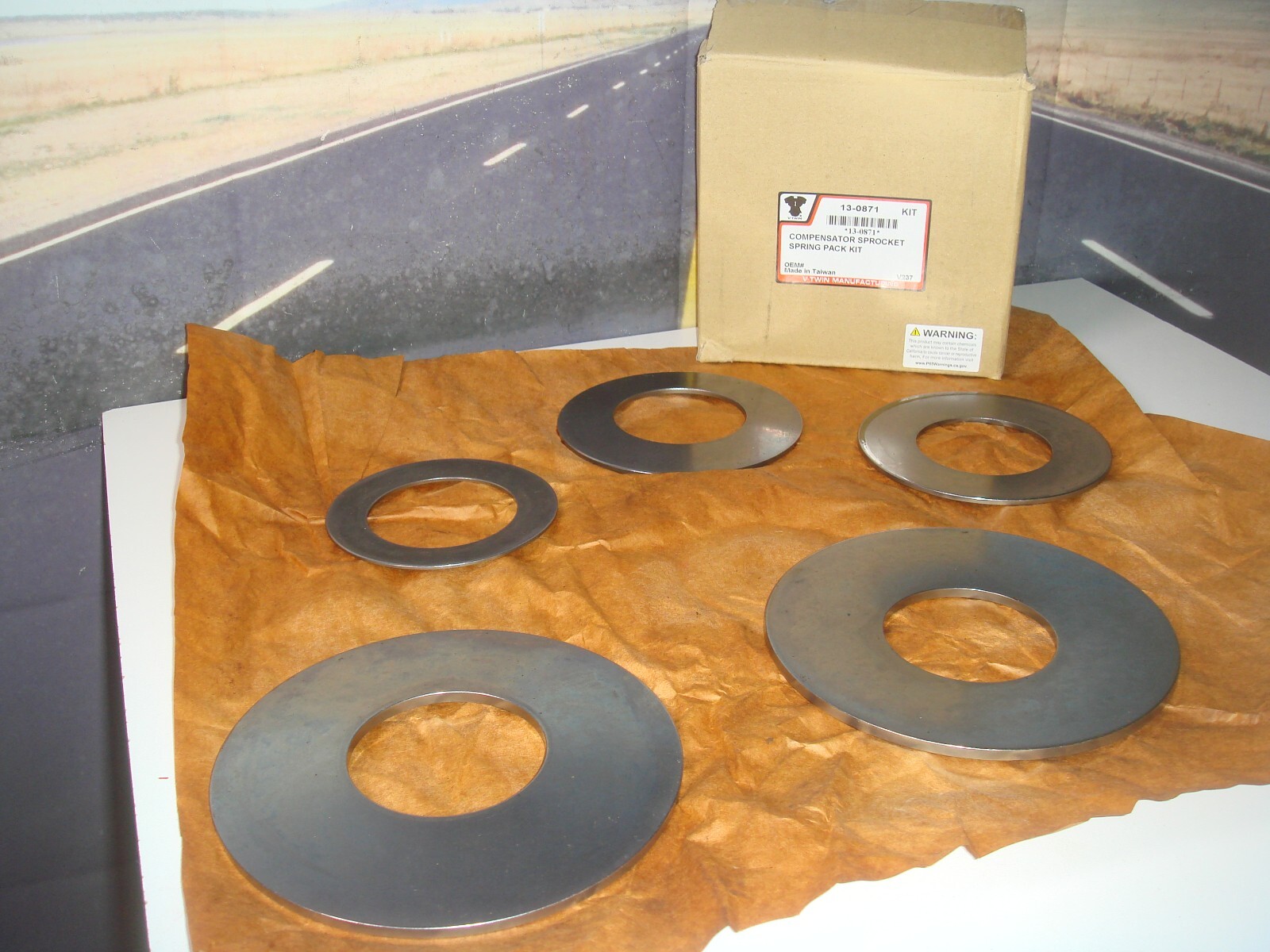 Harley Compensator Sprocket Spring Kit 1317 FLH 8393609 FXD VTwin 13