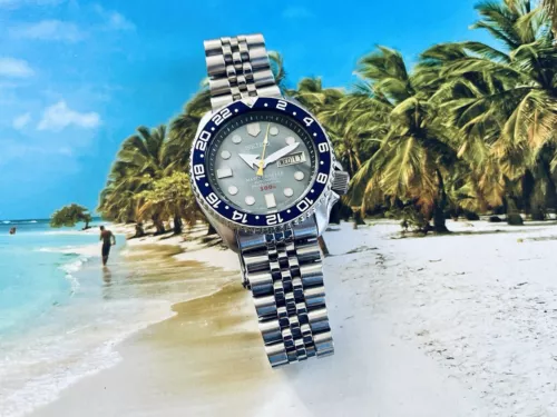 SEIKO 21J 7S26 0020 SKX007 AUTO MENS DIVER'S WATCH, RESTORED ..EXL COND