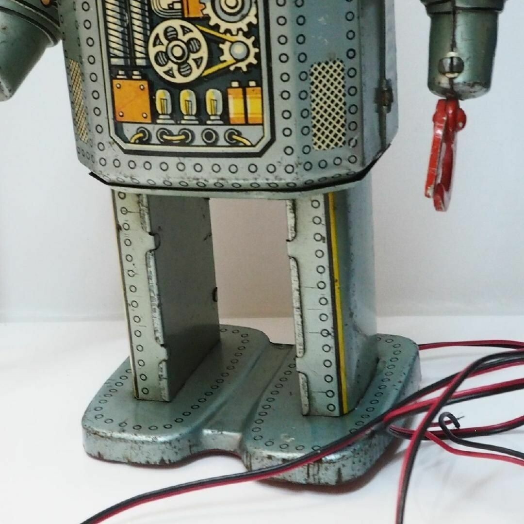 増田屋【電動リモコン ロボット リモコン欠】ブリキTIN TOY 箱はコピー ELECTRIC REMOTE CONTROL ROBOT MASUDAYA TIN TOY Original item Japan