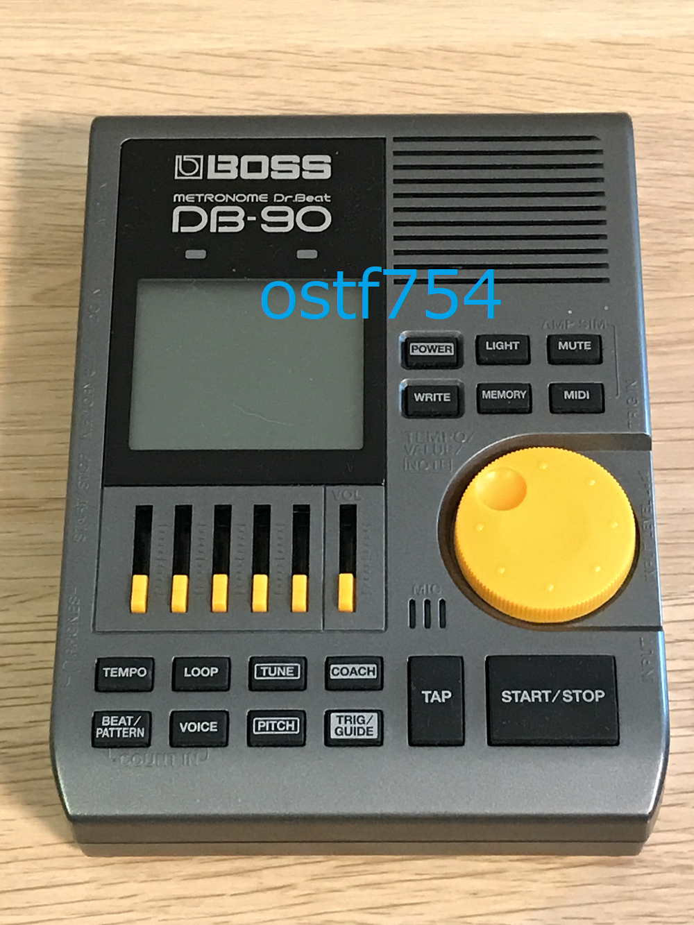 BOSS Dr. Beat DB-90 Digital Metronome Multi Function LCD Display