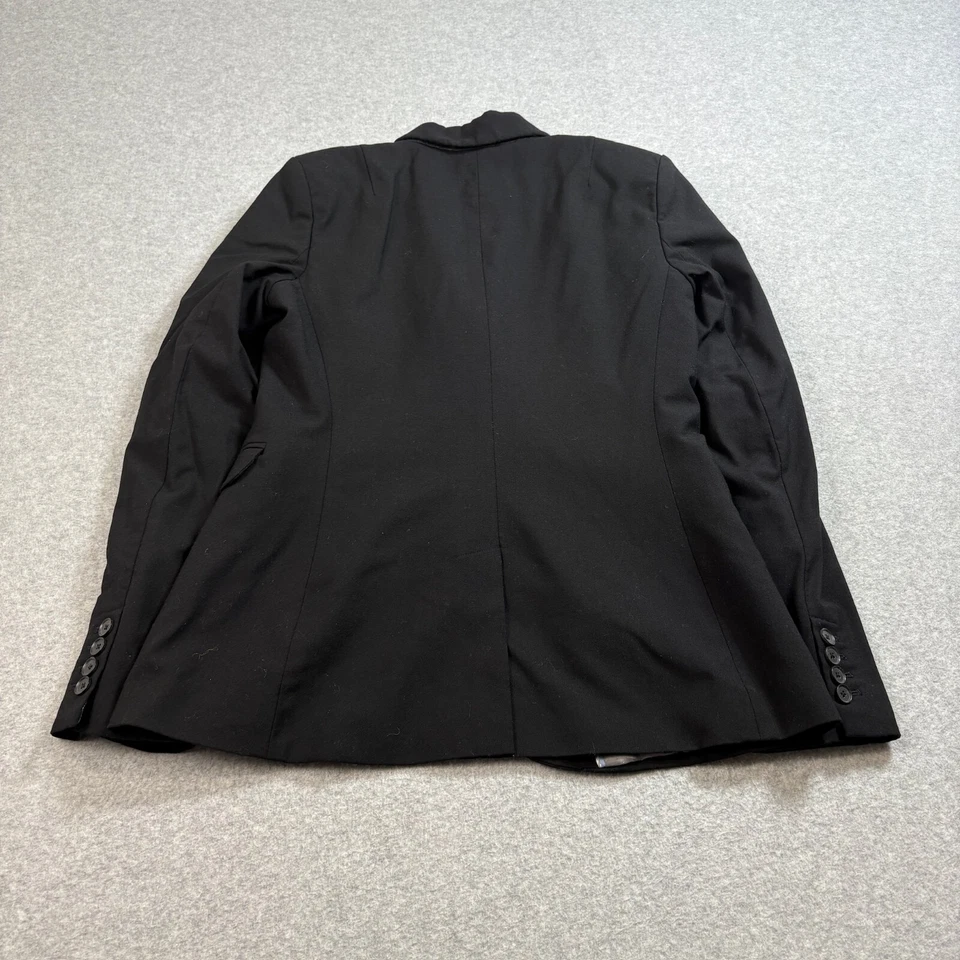 Banana Republic Jacket Women 8 Black Blazer Wool Blend Academia Heritage Work Foto 2 de 4