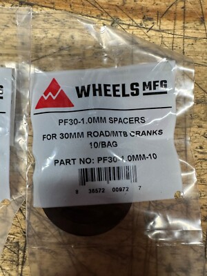 Wheels Manufacturing Crank Spindle Spacers BB-30mm-1.0