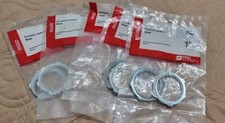 Lot x 10 RIGID 1 in. 1''  Conduit Locknut Steel
