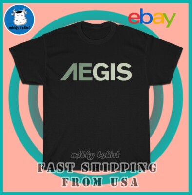 New AEGIS Security Logo Men's T-Shirt American Size Tee Shirt Men