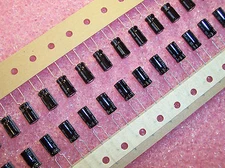 QTY (100) 1uf 160V 85'  RADIAL ELECTROLYTIC CAPACITORS SKP010M2CE11VMP JAMICON  