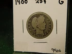 1900   Barber Quarter  Item # 9906