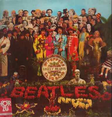 LP The Beatles Sgt. Peppers Lonely Hearts Club Band INCL. CUT-OUTS SHEET