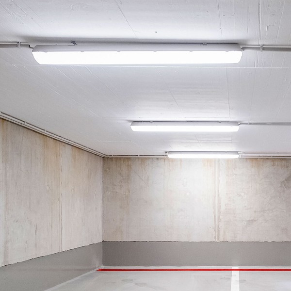 Feuchtraumlampe Wannenleuchte Hallenlampe Led Garagenlampe Tageslicht 3Er Set-image