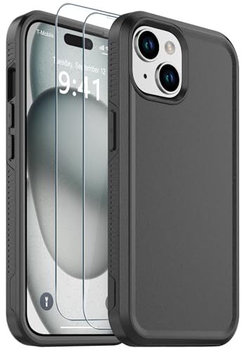 rumlick Magnetic for iPhone 15 Case Compatible with Magsafe 10 FT Military Gr...