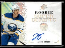 2021-22 SPx Rookie Superscripts Auto Jacob Bryson Rookie Auto #RSS-BR