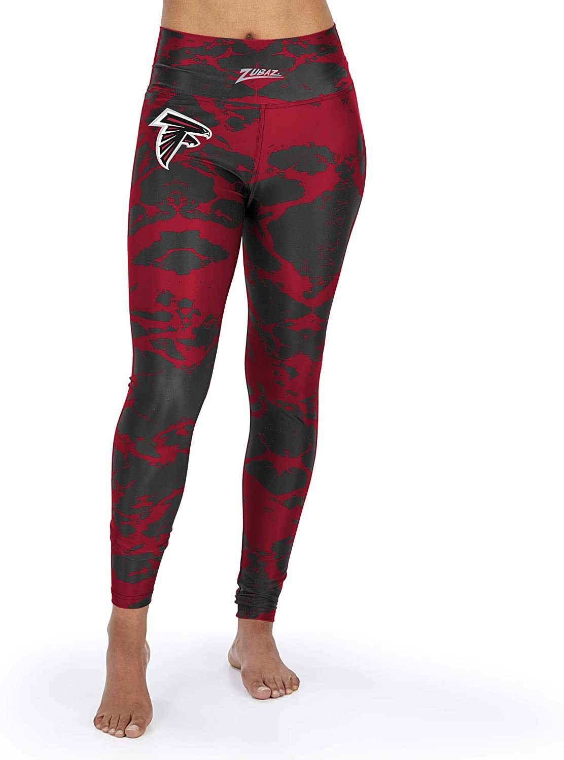 Женские леггинсы цвета лавы Zubaz Atlanta Falcons NFL, цвета команды