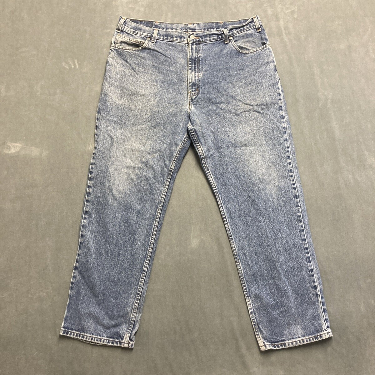 Faded Glory Straight Jeans Mens 38x30 Blue 100% Cotton Denim