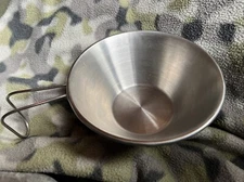 Vintage Original Peak 1 Outdoor Equipment Sierra Cup Camping Stainless Steel NOS