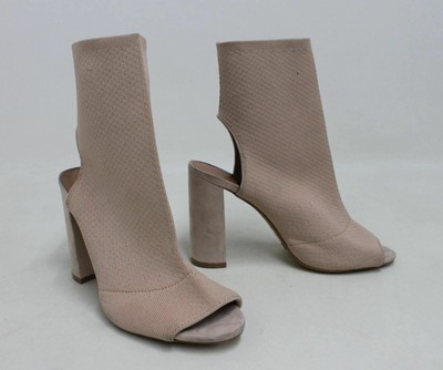 sister block heel sock boots