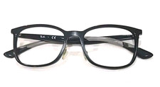 Ray Ban RB7142 2000 Black Gray Square Eyeglasses Frame 52-18-145