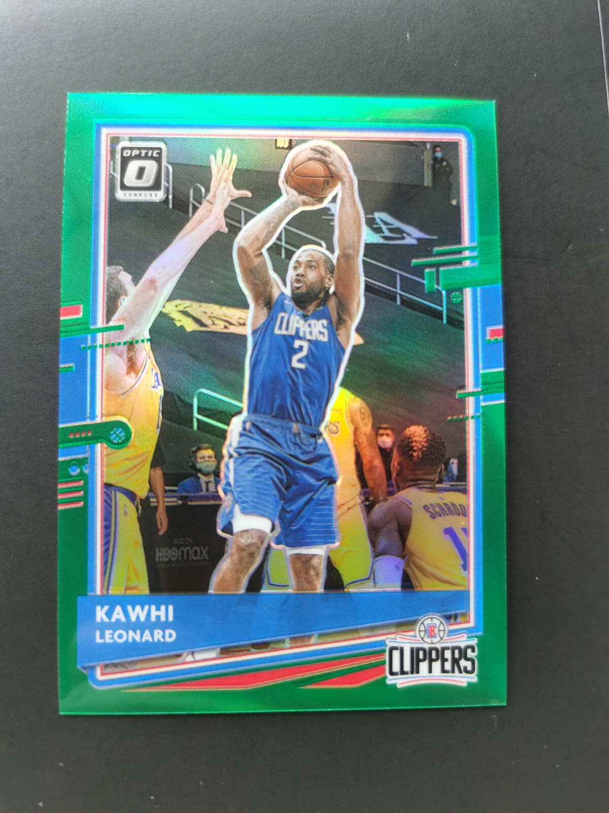 2020-21 Panini Donruss Optic Green Prizms Kawhi Leonard 🔥 1/5 🔥 MINT 🔥