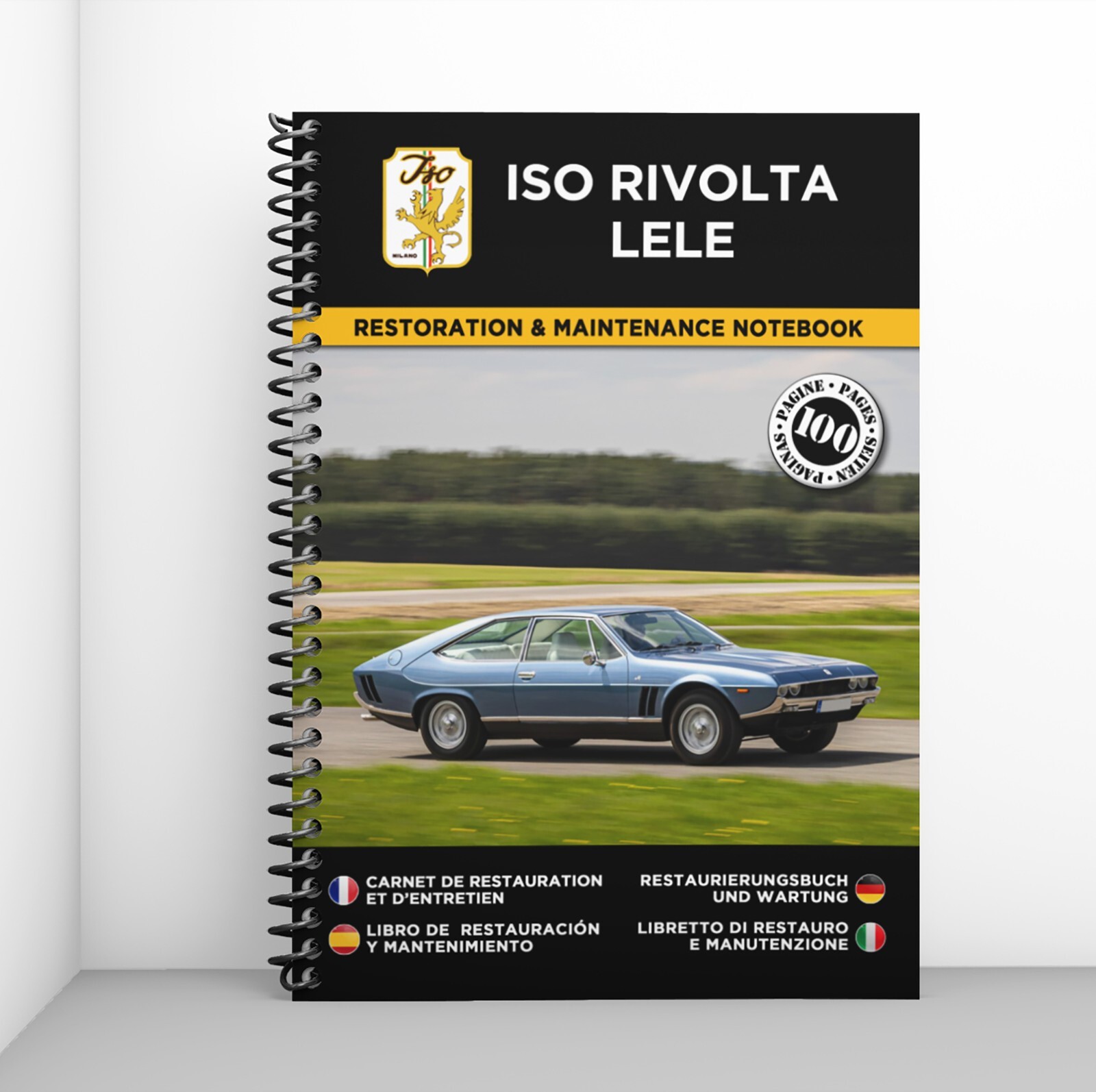 Livre maintenance Iso Rivolta Lele guide reparation mecanique et carrosserie Bertone