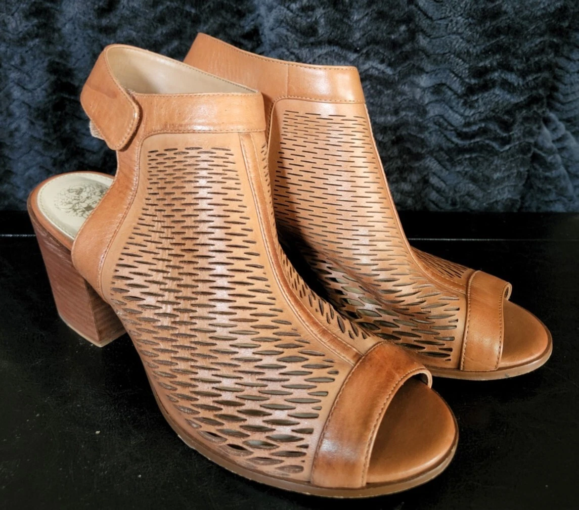 Vince camuto lavette leather block heel sandal discount