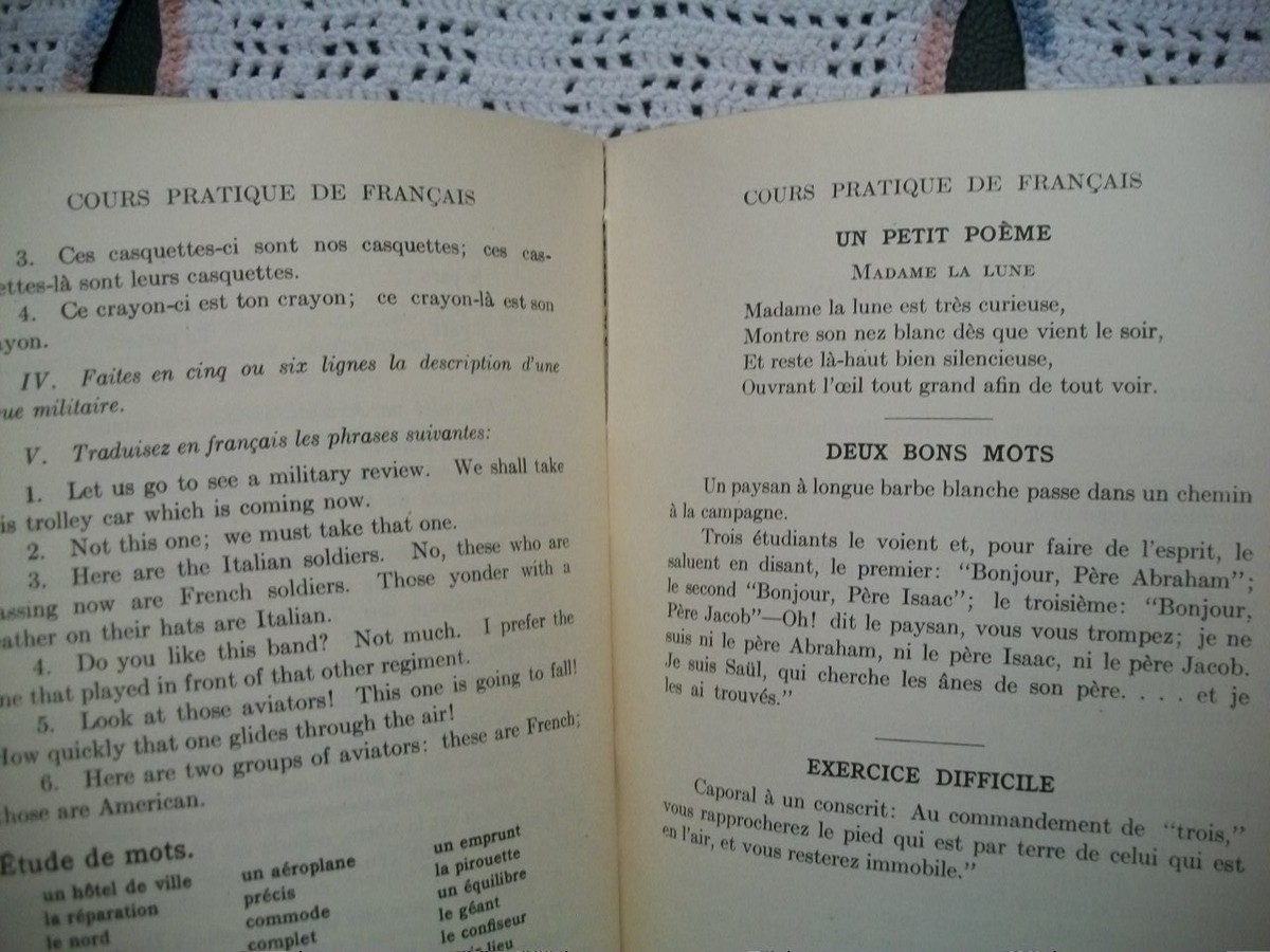 Cours Pratique de Francais Pour Commencants (E.B. de Sauze, 1919