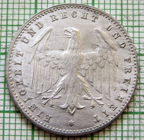 GERMANY WEIMAR REPUBLIC 1923 A 200 MARK, ALUMINIUM yes we do combine postage - Picture 2 of 6