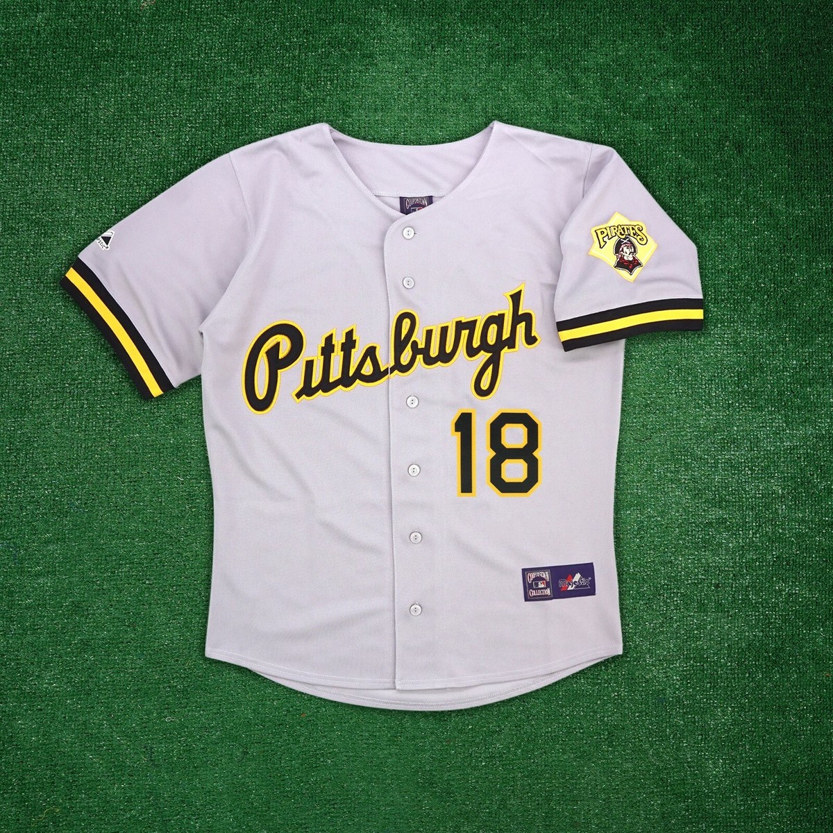 Andy Van Slyke 1992 Pittsburgh Pirates Men's Road Cooperstown