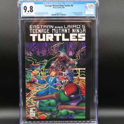 Teenage Mutant Ninja Turtles #9 -  1st Cover Appearance of Splinter -CGC GRADED