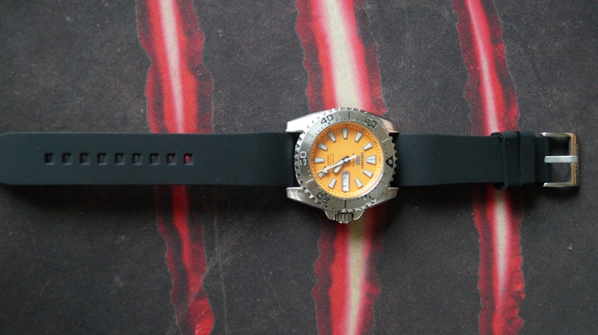 ジャンク SEIKO5 sports 7s36-0050 オレンジ SEIKO - ジャンク SEIKO5