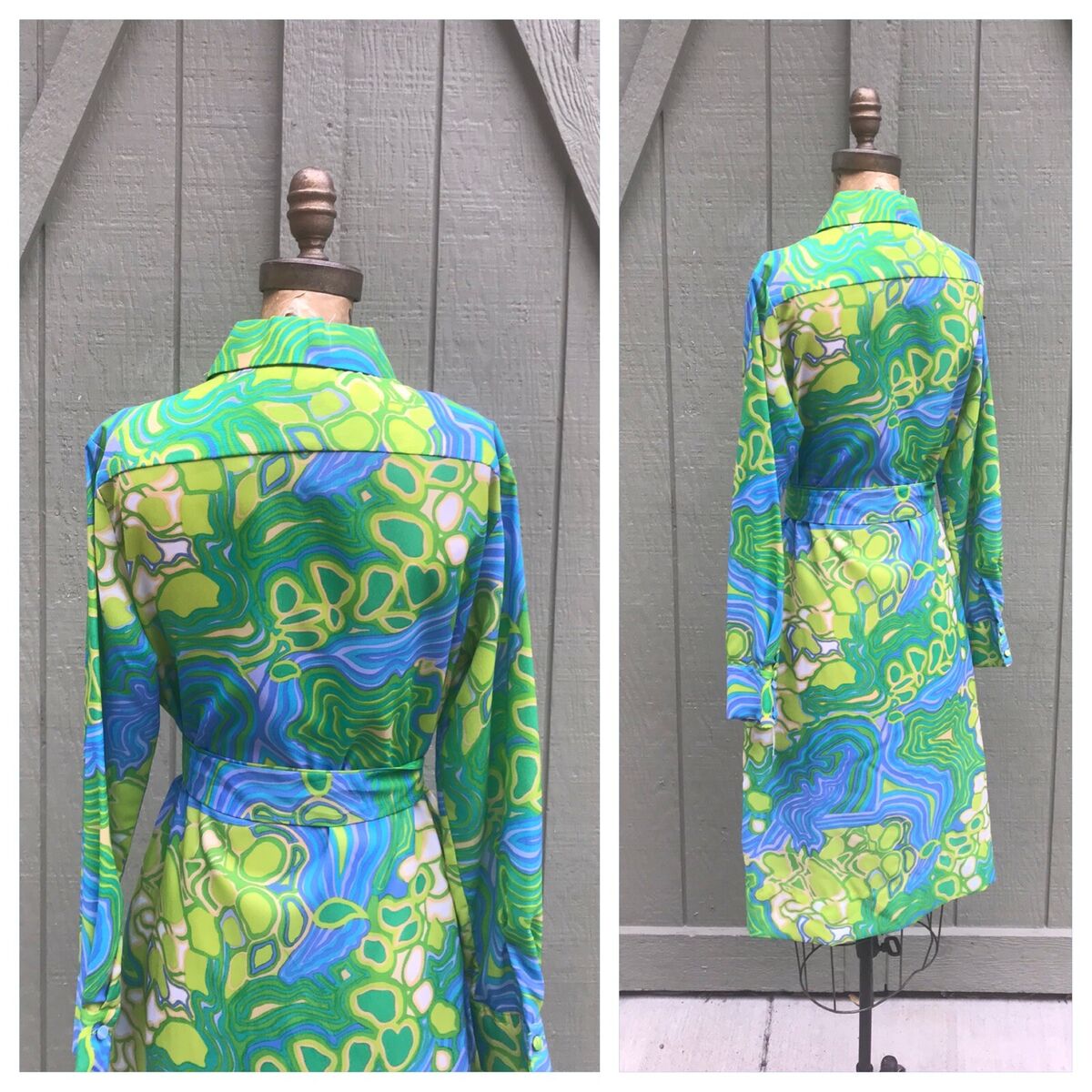 DEADSTOCK VINTAGE LANVIN 1960's 60s 1970s 70's Green Couture DEADSTOCK VINTAGE LANVIN 1960's 60s 1970s 70's Green Couture