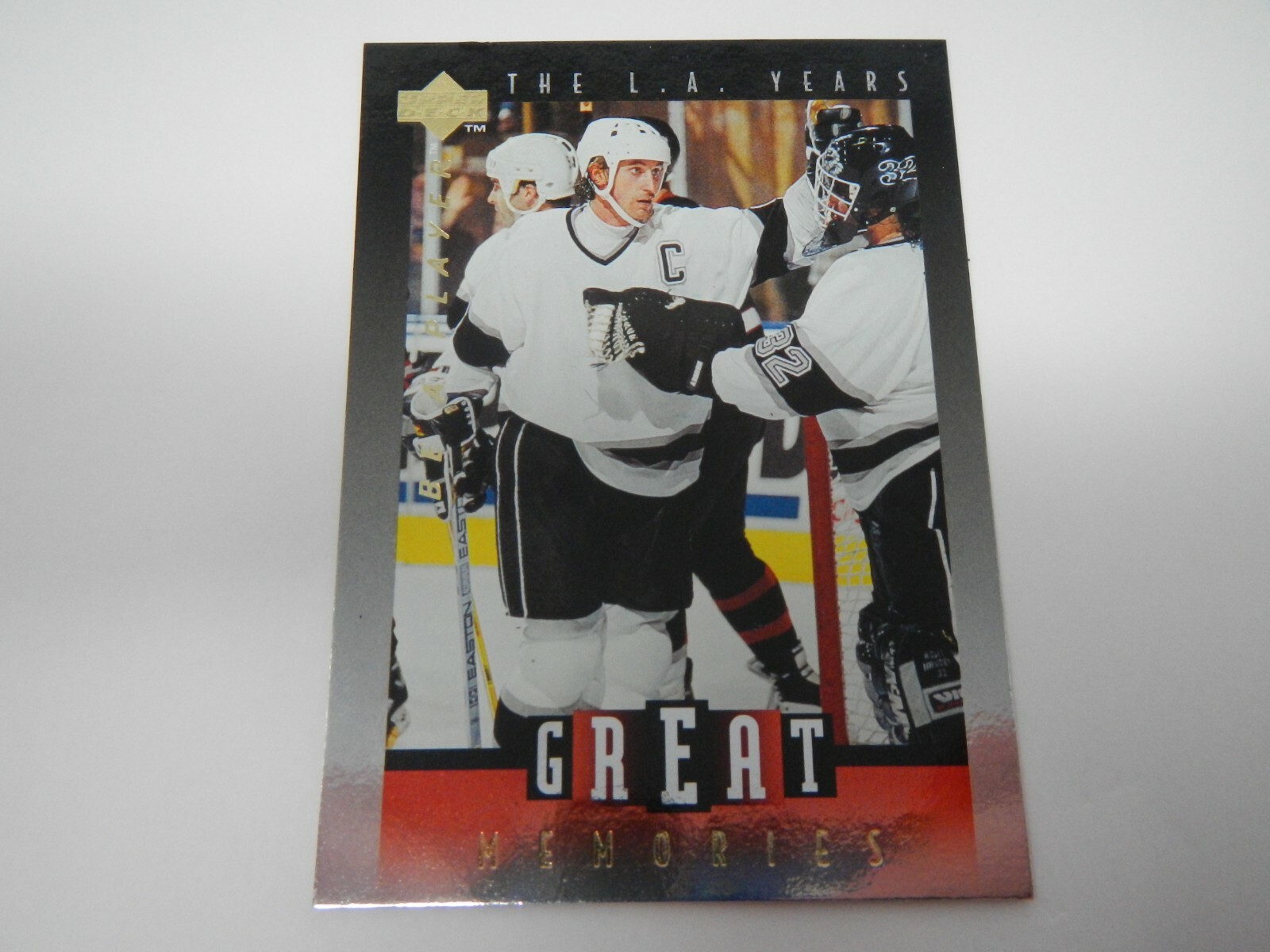 1995-96 Upper Deck Hockey Be A Player Great Memories Wayne Gretzky GM03