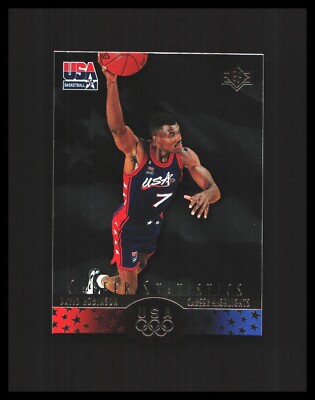 1996 David Robinson UD USA Basket Ball Career Statistics #SPS8DR5 - S1B1R1L5C18