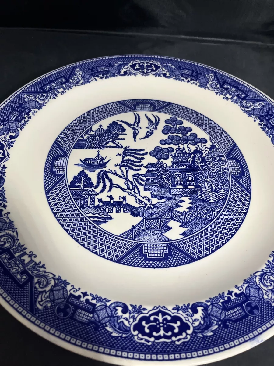 Willow clearance ware plates