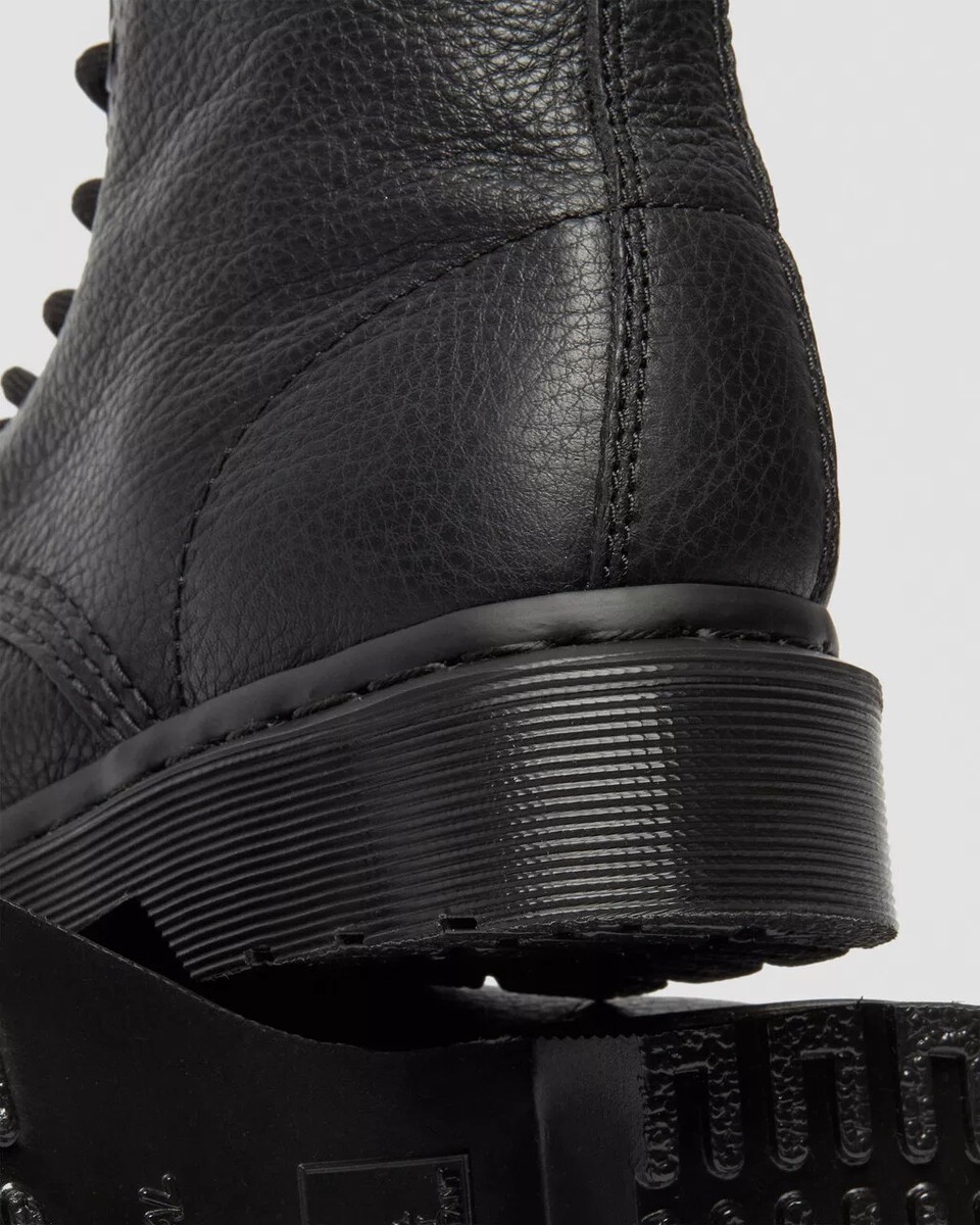 Dr. Martens 1460 Pascal Mono Lace Up Boots Black Virginia
