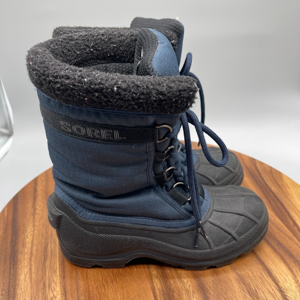 Sorel Cumberland Womens Snow Boots Womens Blue Winter Waterproof