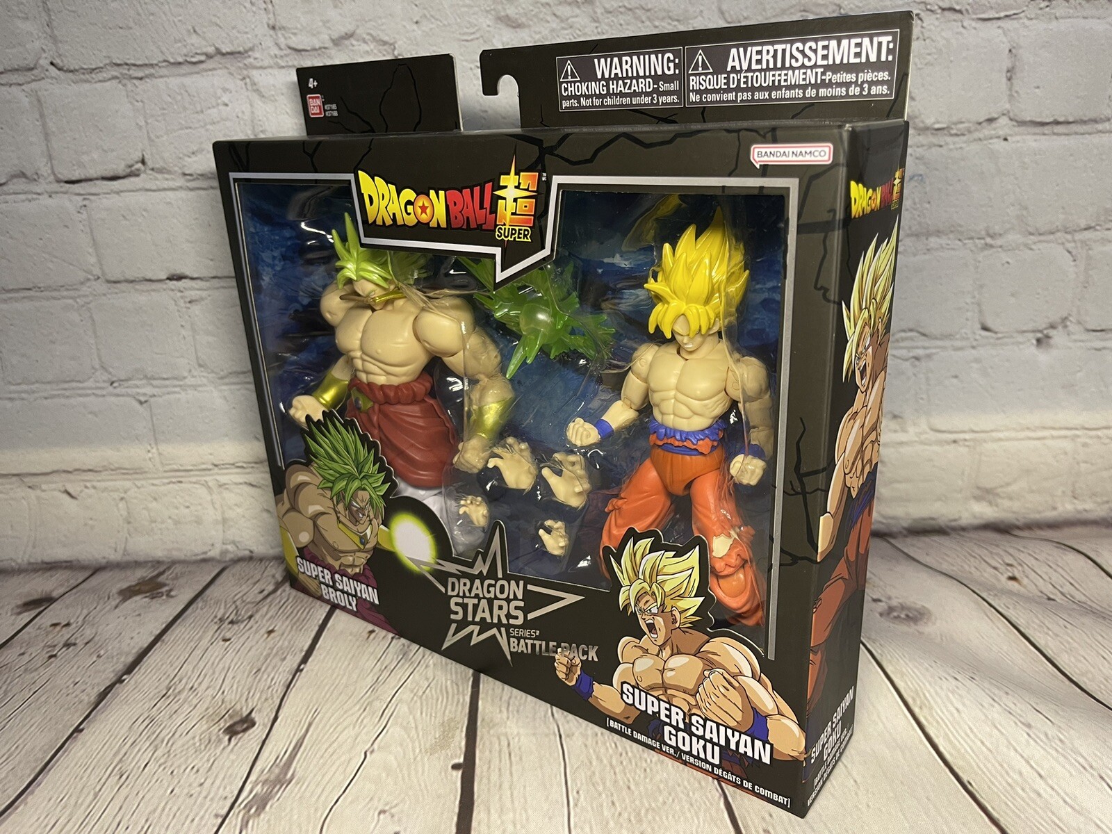 Dragon Stars Battle Pack Super Saiyan Goku (Battle Damage Ver.) Vs Super  Saiyan Broly - Action Figure Set 