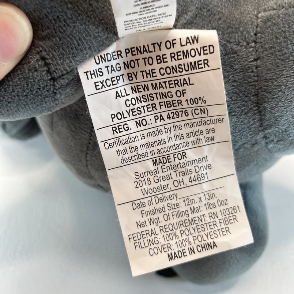 Godzilla Plush BAM Books A Million Exclusive 12" Toho Millennium Purple