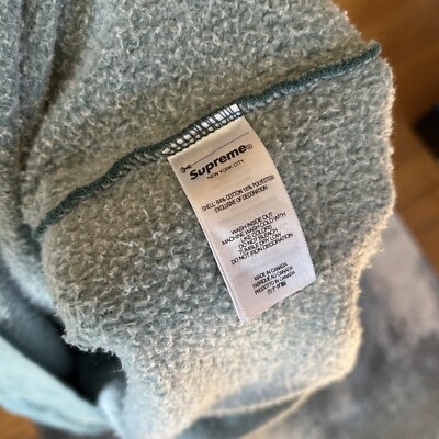 2023 SUPREME OVERDYED S LOGO HOODED SWEATSHIRT MiDWEiGHT FLEECE