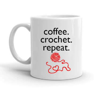 Kaffee Häkel Repeat Becher