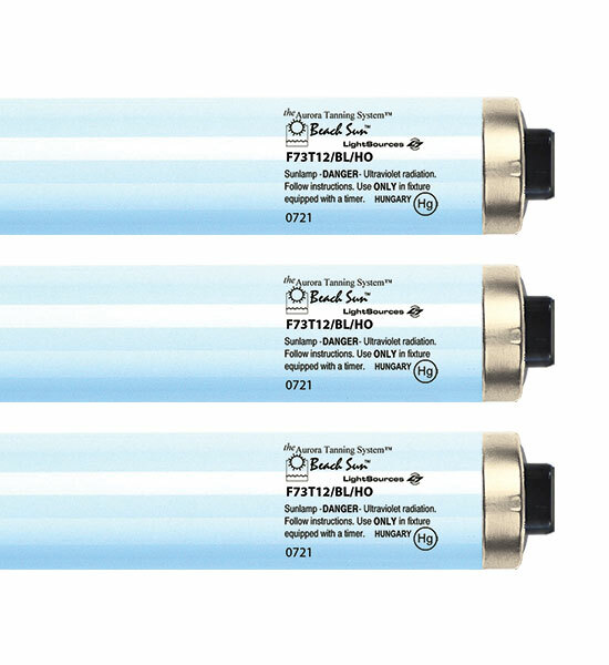 LSI Beach Sun F73T12 HO 6.5% 100W RDC Tanning Lamps - Hot Bronzing