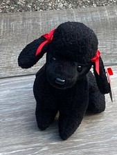 Original TY Beanie Baby - GiGi The Dog - D.O.B April 7th 1997 - BLcase