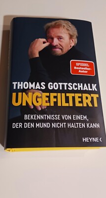 Thomas Gottschalk Ungefiltert German book hardcover HEYNE