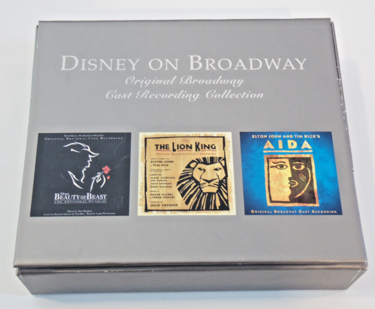 Disney - ASSAM出品DVD純正ケース付き３点セット Disney on Broadway 3 CD Box Set: Beauty & the Beast, Lion